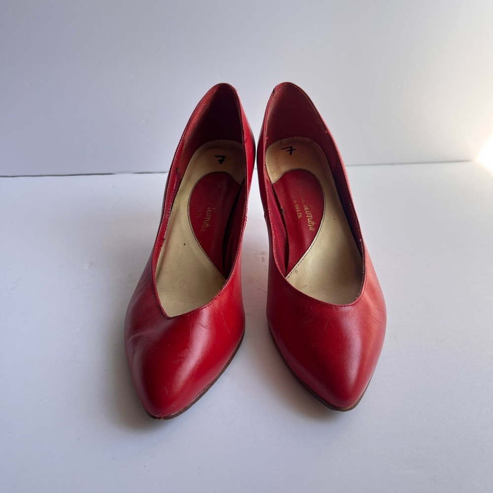 Vintage Leather pumps - Picture 2 of 5